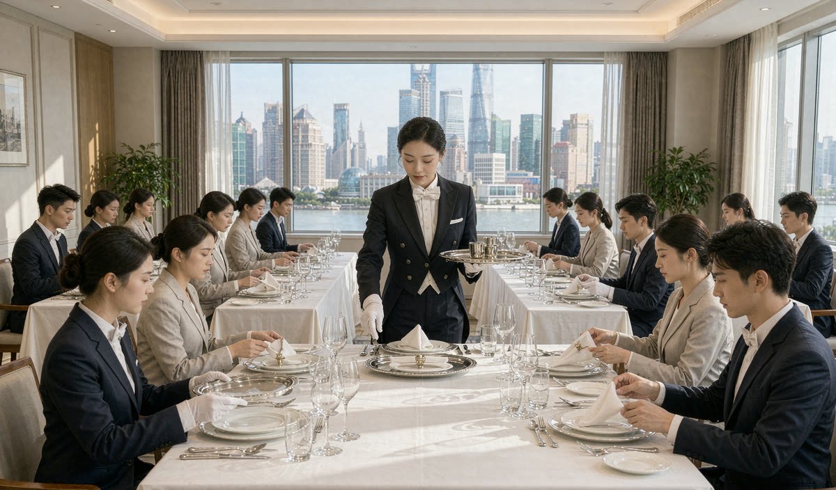 高级管家班培训课堂实拍场景（示意图）